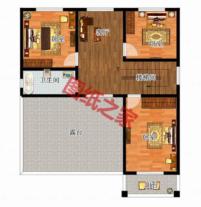 農村自建小別墅三層設計圖，造價只要30多萬，經濟又實用！