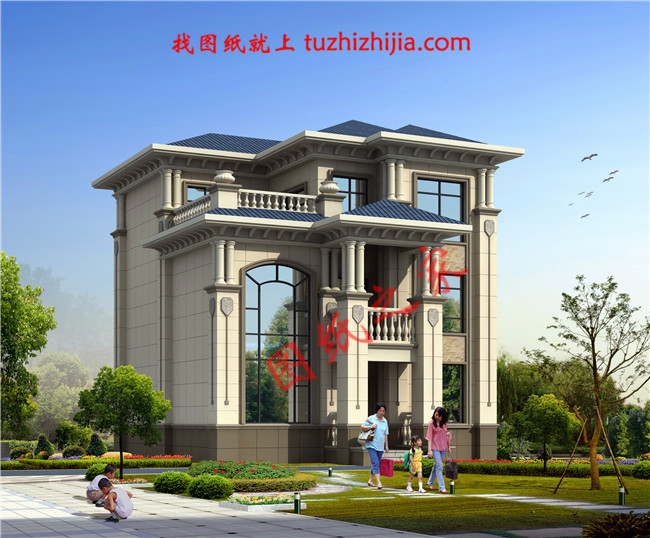 農村自建小別墅三層設計圖，造價只要30多萬，經濟又實用！