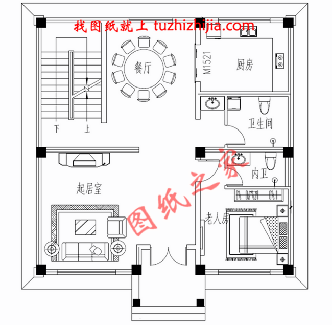 農村自建小別墅三層設計圖，造價只要30多萬，經濟又實用！