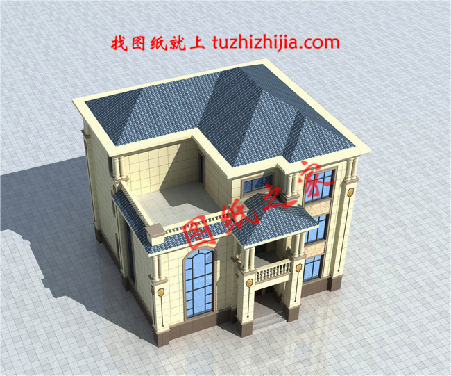 農村自建小別墅三層設計圖，造價只要30多萬，經濟又實用！