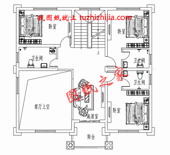 農村自建小別墅三層設計圖，造價只要30多萬，經濟又實用！