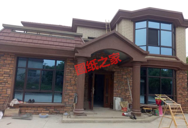 地中海風(fēng)格二層別墅設(shè)計(jì)圖及效果圖，外觀有格調(diào)