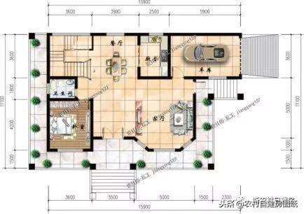 這5套實(shí)用型三層自建房設(shè)計(jì)，土豪有的你全有，不比那些百萬豪宅差
