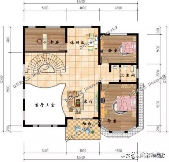 這5套實(shí)用型三層自建房設(shè)計(jì)，土豪有的你全有，不比那些百萬豪宅差