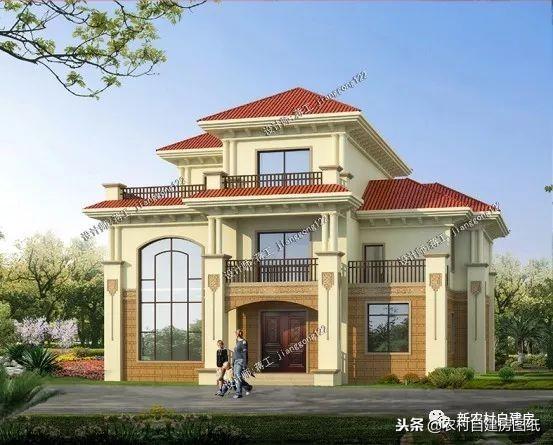 這5套實(shí)用型三層自建房設(shè)計(jì)，土豪有的你全有，不比那些百萬豪宅差