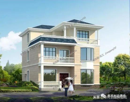 這5套實(shí)用型三層自建房設(shè)計(jì)，土豪有的你全有，不比那些百萬豪宅差