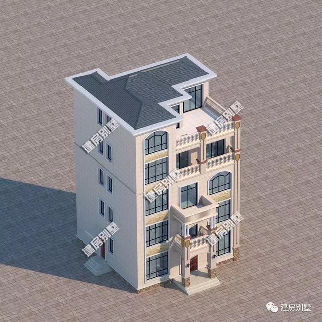 11.5×11.5米五層別墅設(shè)計(jì)，一共有10個(gè)臥室，家里多少人都能住下！