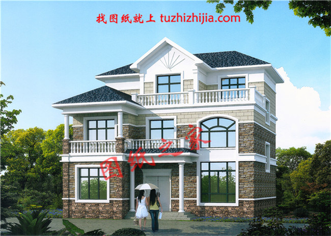 農(nóng)村120方三層自建房子圖，簡單耐看、經(jīng)典實用，再過20年也不落伍！