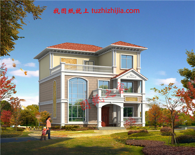 農(nóng)村120方三層自建房子圖，簡單耐看、經(jīng)典實用，再過20年也不落伍！