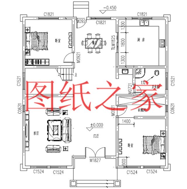 2套13X15米的田園風(fēng)二層別墅，自然質(zhì)樸的戶型專為農(nóng)村生活設(shè)計(jì)！