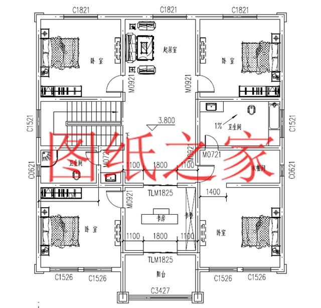 2套13X15米的田園風(fēng)二層別墅，自然質(zhì)樸的戶型專為農(nóng)村生活設(shè)計(jì)！