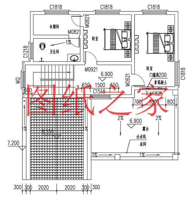 11X12米的三層別墅，多臥室還帶大露臺(tái)，溫馨又宜居！