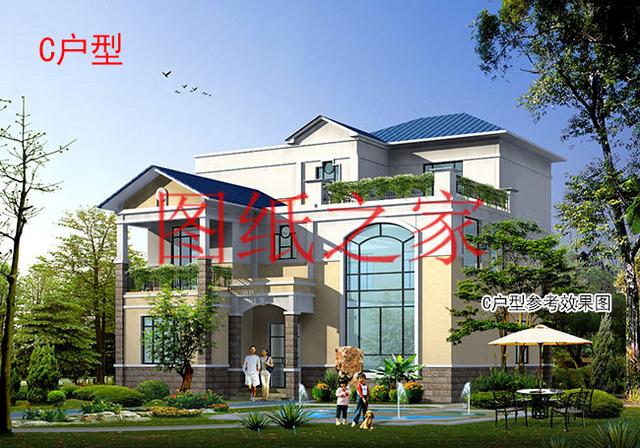 11X12米的三層別墅，多臥室還帶大露臺(tái)，溫馨又宜居！