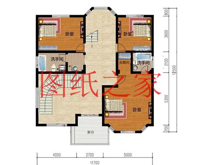 11X12米的三層別墅，多臥室還帶大露臺(tái)，溫馨又宜居！