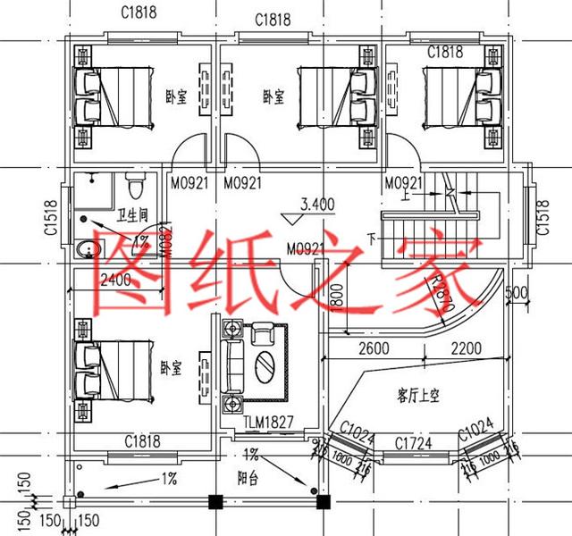 11X12米的三層別墅，多臥室還帶大露臺(tái)，溫馨又宜居！