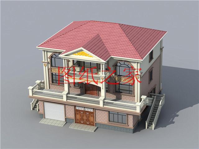 160平米三層別墅，14X13米戶型方正實用，農(nóng)村自建房的首選！