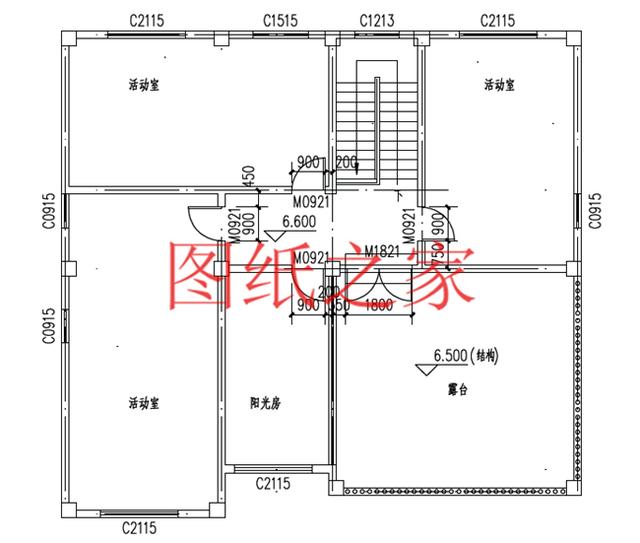 160平米三層別墅，14X13米戶型方正實用，農(nóng)村自建房的首選！