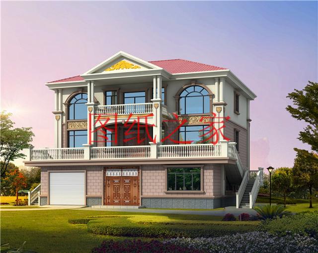 160平米三層別墅，14X13米戶型方正實用，農(nóng)村自建房的首選！