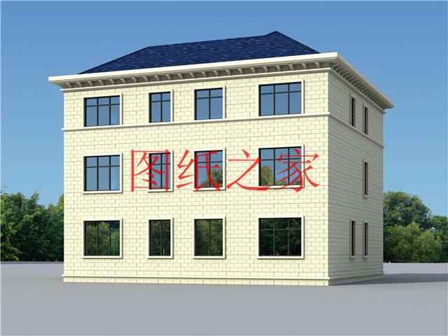 160平米三層別墅，14X13米戶型方正實用，農(nóng)村自建房的首選！