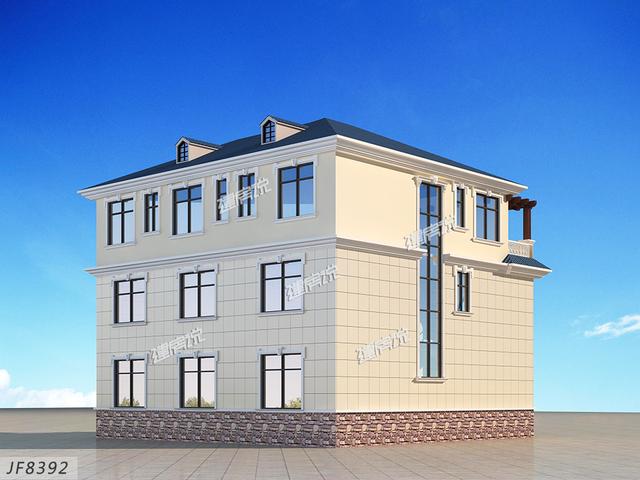 漂亮又實用的三層歐式別墅設(shè)計圖，鄉(xiāng)親們搶著蓋