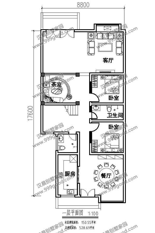 兩面鄰居開間只有8.8米，怎么建房？看看這套花50萬建成的中式別墅！