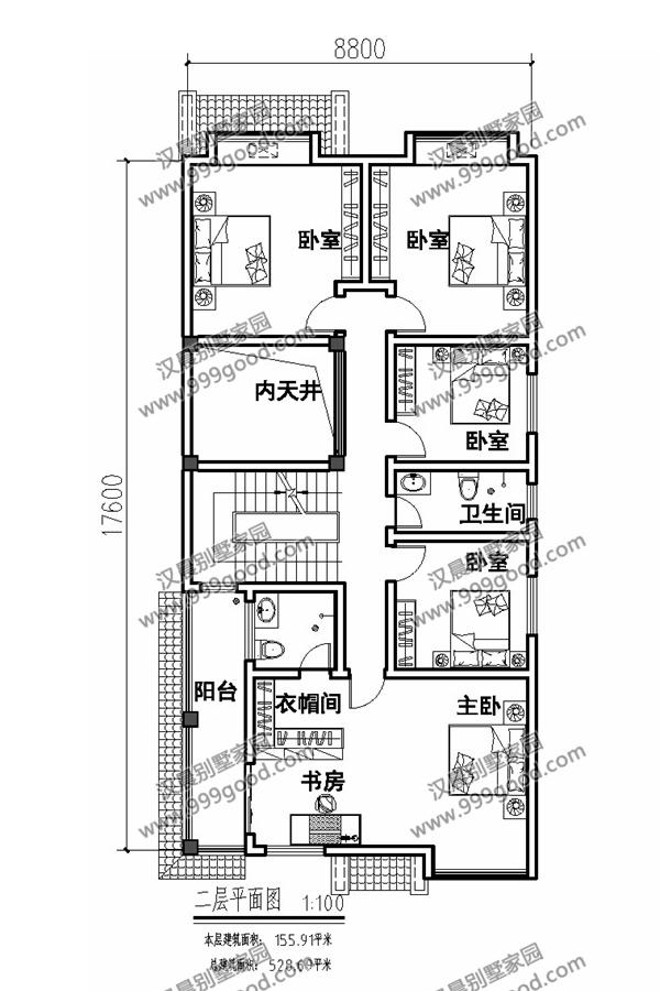 兩面鄰居開間只有8.8米，怎么建房？看看這套花50萬建成的中式別墅！