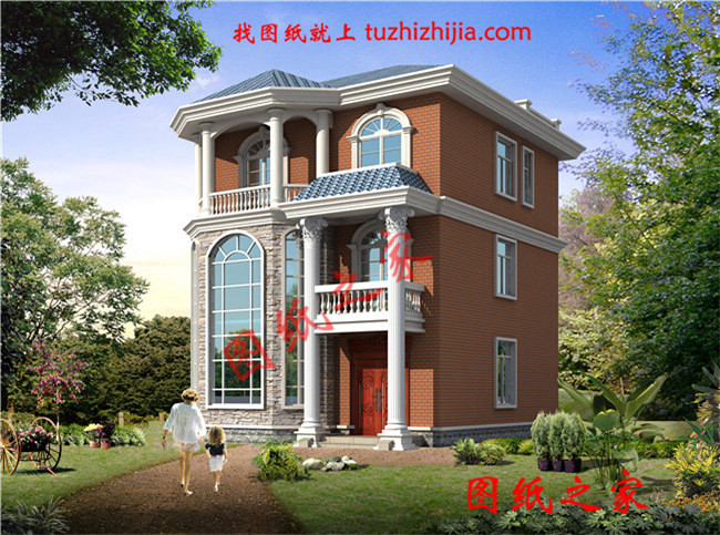 農(nóng)村100平米自建房圖紙設計，小宅基地也能建成大氣實用的別墅！