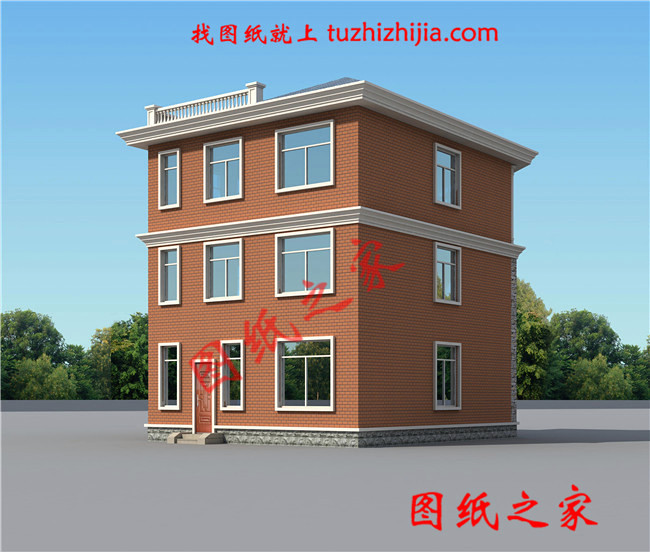 農(nóng)村100平米自建房圖紙設計，小宅基地也能建成大氣實用的別墅！