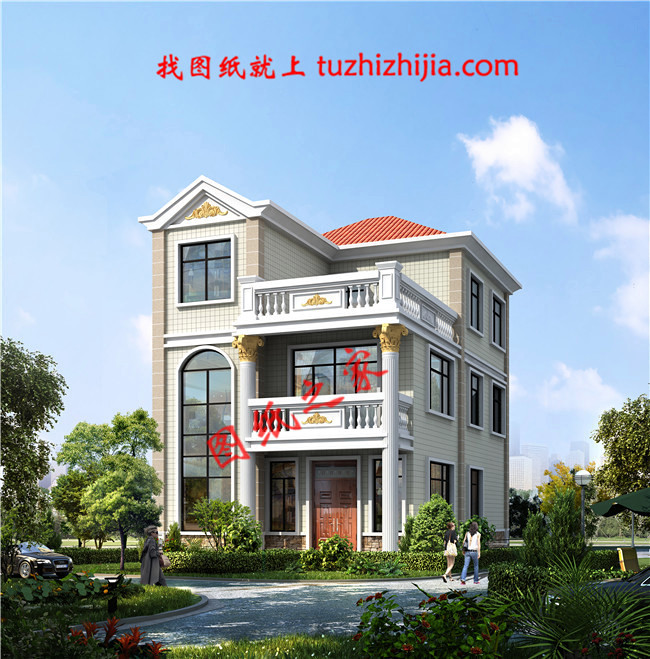 農(nóng)村100平米自建房圖紙設計，小宅基地也能建成大氣實用的別墅！