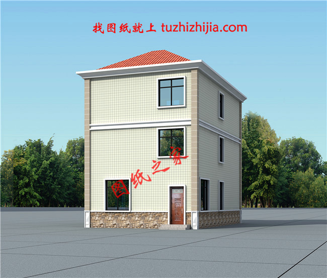 農(nóng)村100平米自建房圖紙設計，小宅基地也能建成大氣實用的別墅！