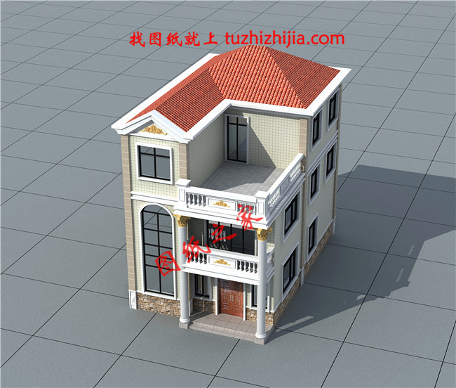 農(nóng)村100平米自建房圖紙設計，小宅基地也能建成大氣實用的別墅！