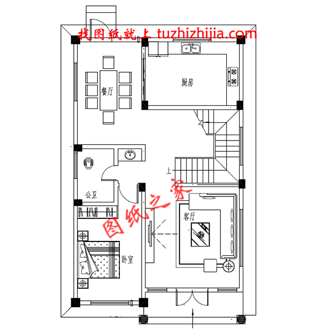 農(nóng)村100平米自建房圖紙設計，小宅基地也能建成大氣實用的別墅！