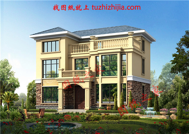 農(nóng)村100平米自建房圖紙設計，小宅基地也能建成大氣實用的別墅！