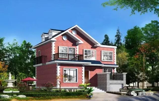 精致漂亮的農(nóng)村自建小別墅效果圖，第一款就非常驚艷！