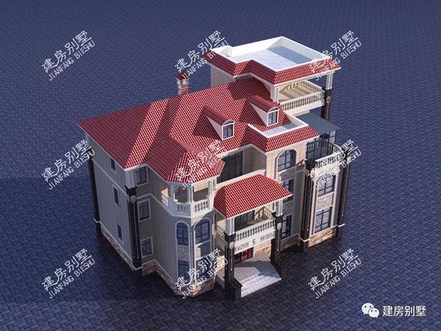 這套三層別墅建筑面積將近800平，絕對是鄉(xiāng)村豪宅，建成這樣村里首富都羨慕