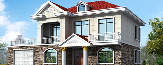 簡(jiǎn)單大氣的農(nóng)村房子設(shè)計(jì)圖，非常漂亮的二層別墅