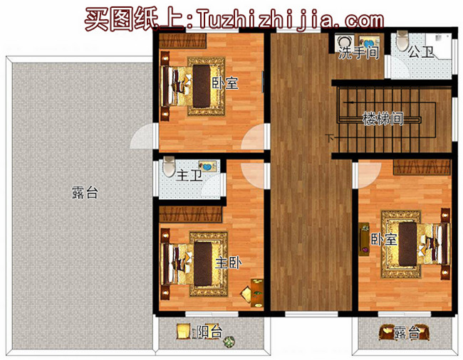 簡(jiǎn)單大氣的農(nóng)村房子設(shè)計(jì)圖，非常漂亮的二層別墅