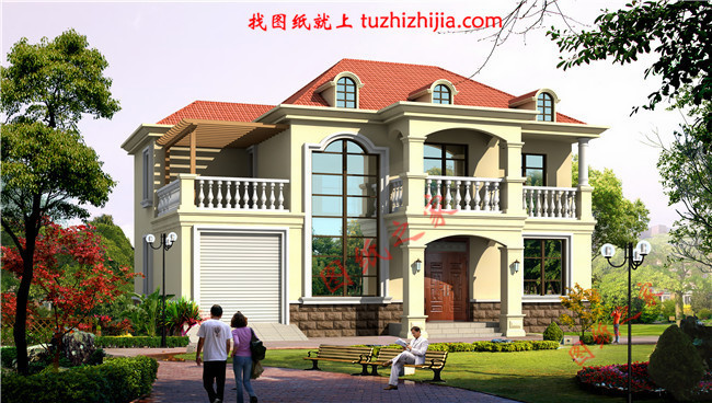 簡(jiǎn)單大氣的農(nóng)村房子設(shè)計(jì)圖，非常漂亮的二層別墅