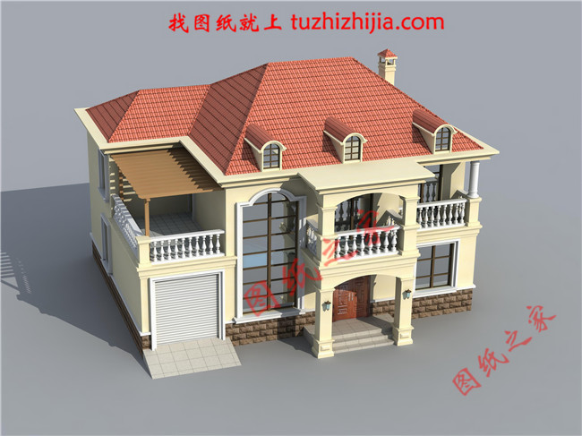 簡(jiǎn)單大氣的農(nóng)村房子設(shè)計(jì)圖，非常漂亮的二層別墅