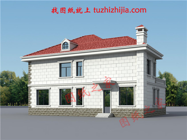 簡(jiǎn)單大氣的農(nóng)村房子設(shè)計(jì)圖，非常漂亮的二層別墅