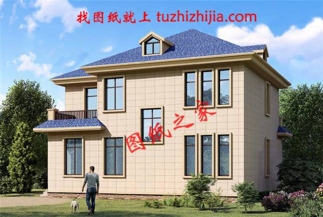 簡(jiǎn)單大氣的農(nóng)村房子設(shè)計(jì)圖，非常漂亮的二層別墅