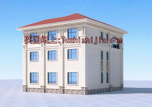 農村50萬三層別墅款式自建房圖，建成村里人都羨慕壞了！