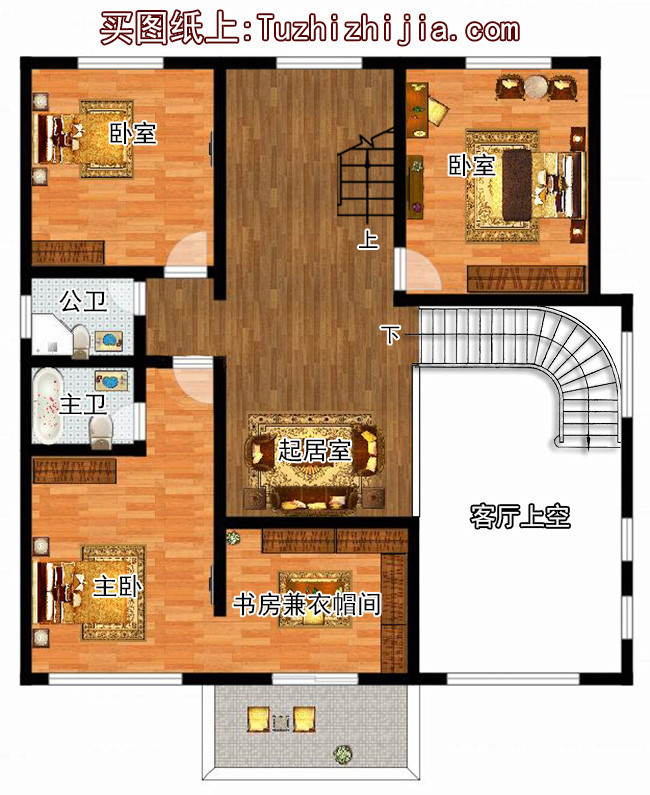 農村50萬三層別墅款式自建房圖，建成村里人都羨慕壞了！