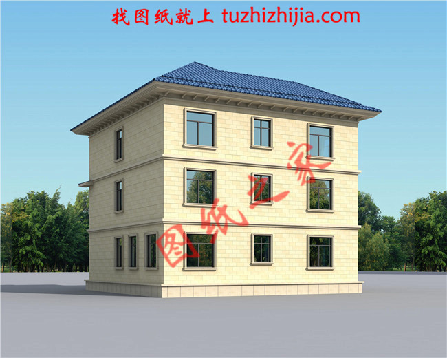 農村50萬三層別墅款式自建房圖，建成村里人都羨慕壞了！