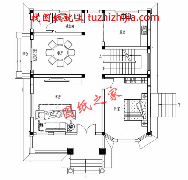 農村50萬三層別墅款式自建房圖，建成村里人都羨慕壞了！