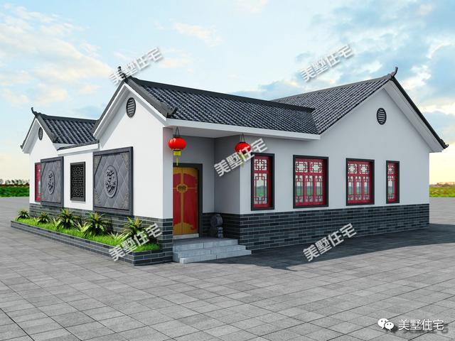 歐式別墅已經(jīng)過時了，中式合院別墅才是最美的！