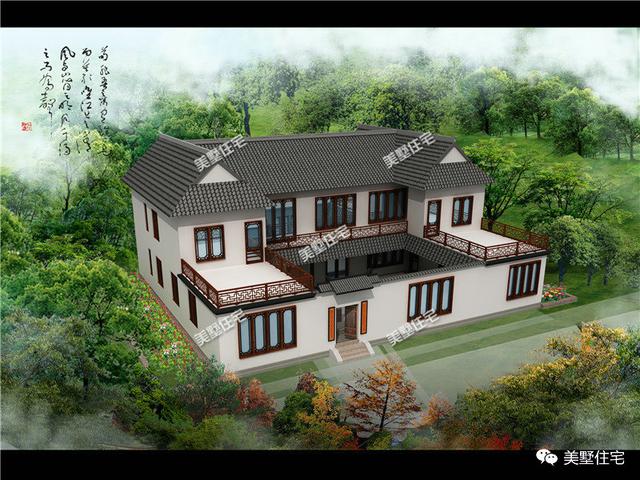 歐式別墅已經(jīng)過時了，中式合院別墅才是最美的！