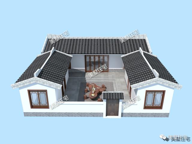 歐式別墅已經(jīng)過時了，中式合院別墅才是最美的！