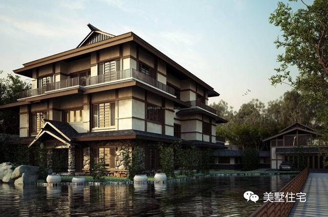 最美不過(guò)中式傳統(tǒng)別墅，這10套新中式別墅，隨便建上一棟都美滋滋的！