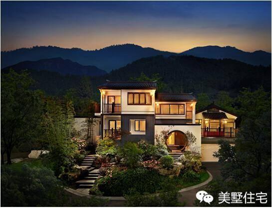 最美不過(guò)中式傳統(tǒng)別墅，這10套新中式別墅，隨便建上一棟都美滋滋的！